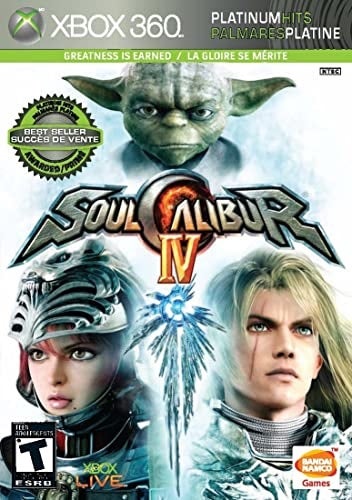 Namco Soul Calibur IV Platinum Hits Palmares Platine Xbox 360 Game